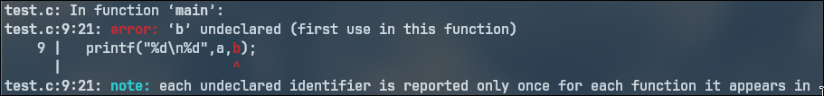 undeclaredError