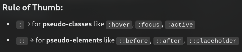  ':' vs '::' 